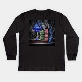 Goblet And Bottles Kids Long Sleeve T-Shirt